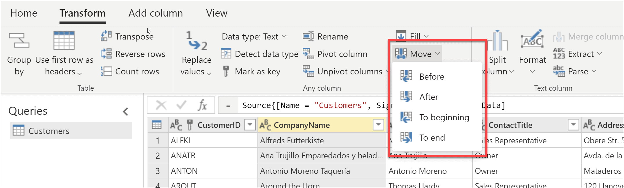How to Change Order of Columns in Power BI | Enabla Technology